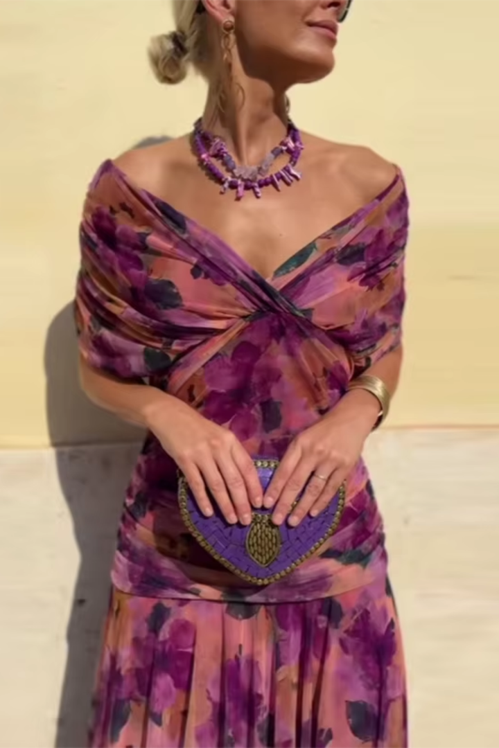 Louise | Elegancka Sukienka Wieczorowa z Dekoltem V