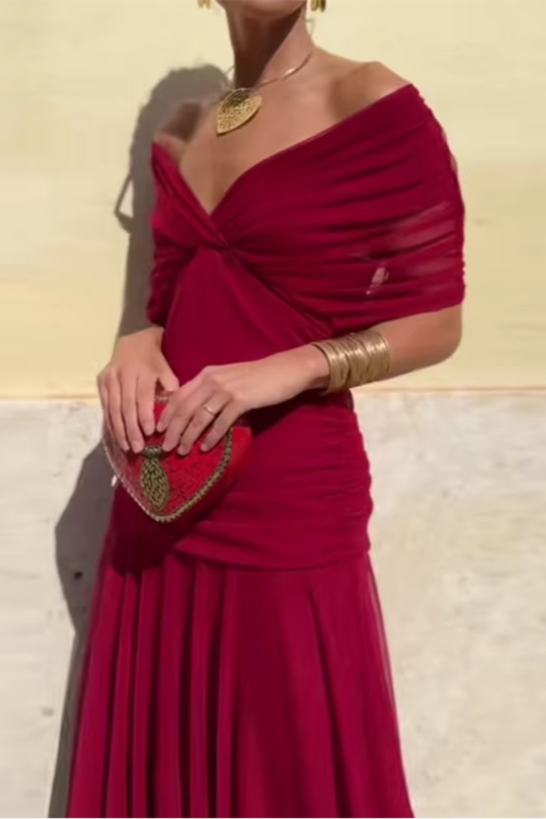 Louise | Elegancka Sukienka Wieczorowa z Dekoltem V