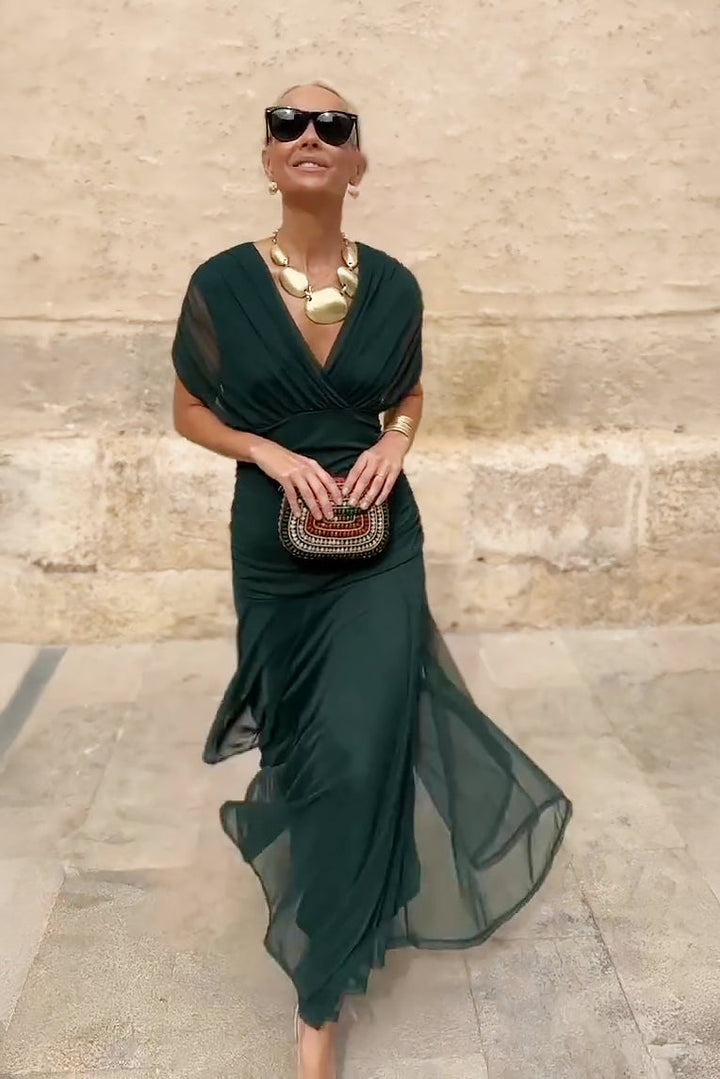 Louise | Elegancka Sukienka Wieczorowa z Dekoltem V
