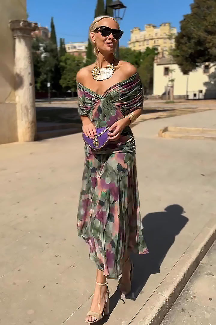 Louise | Elegancka Sukienka Wieczorowa z Dekoltem V
