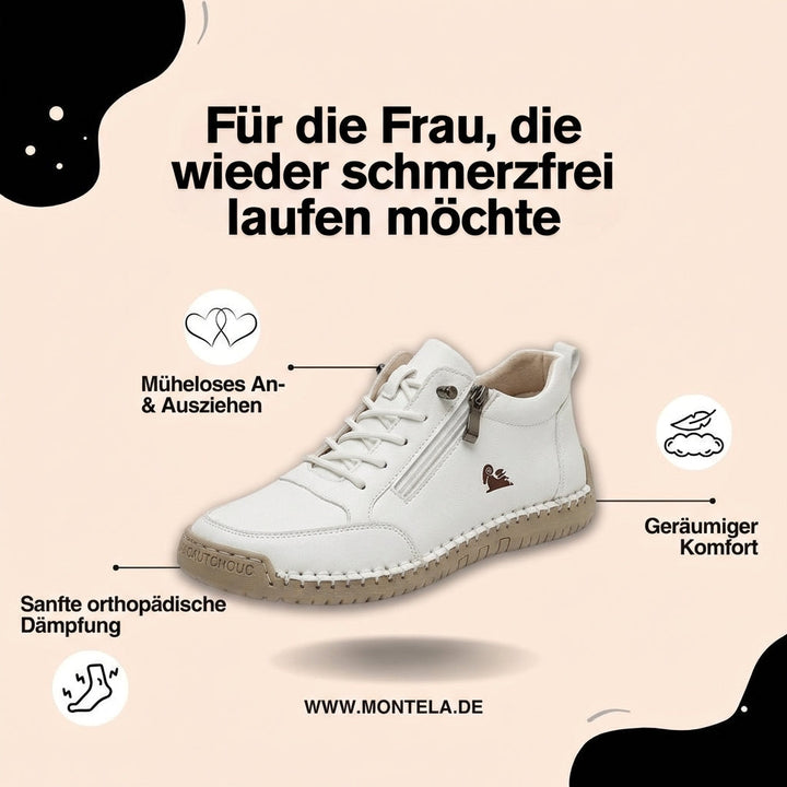 Mila – Wygodne Ortopedyczne Sneakersy + Zamek Błyskawiczny
